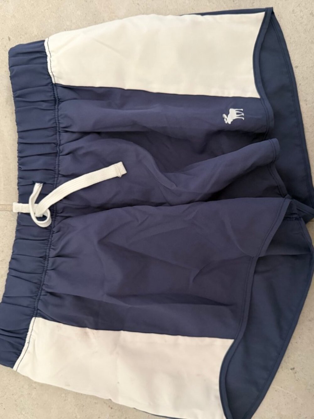 Abercrombie Kids Girls Navy Colorblock Shorts Size 13/14